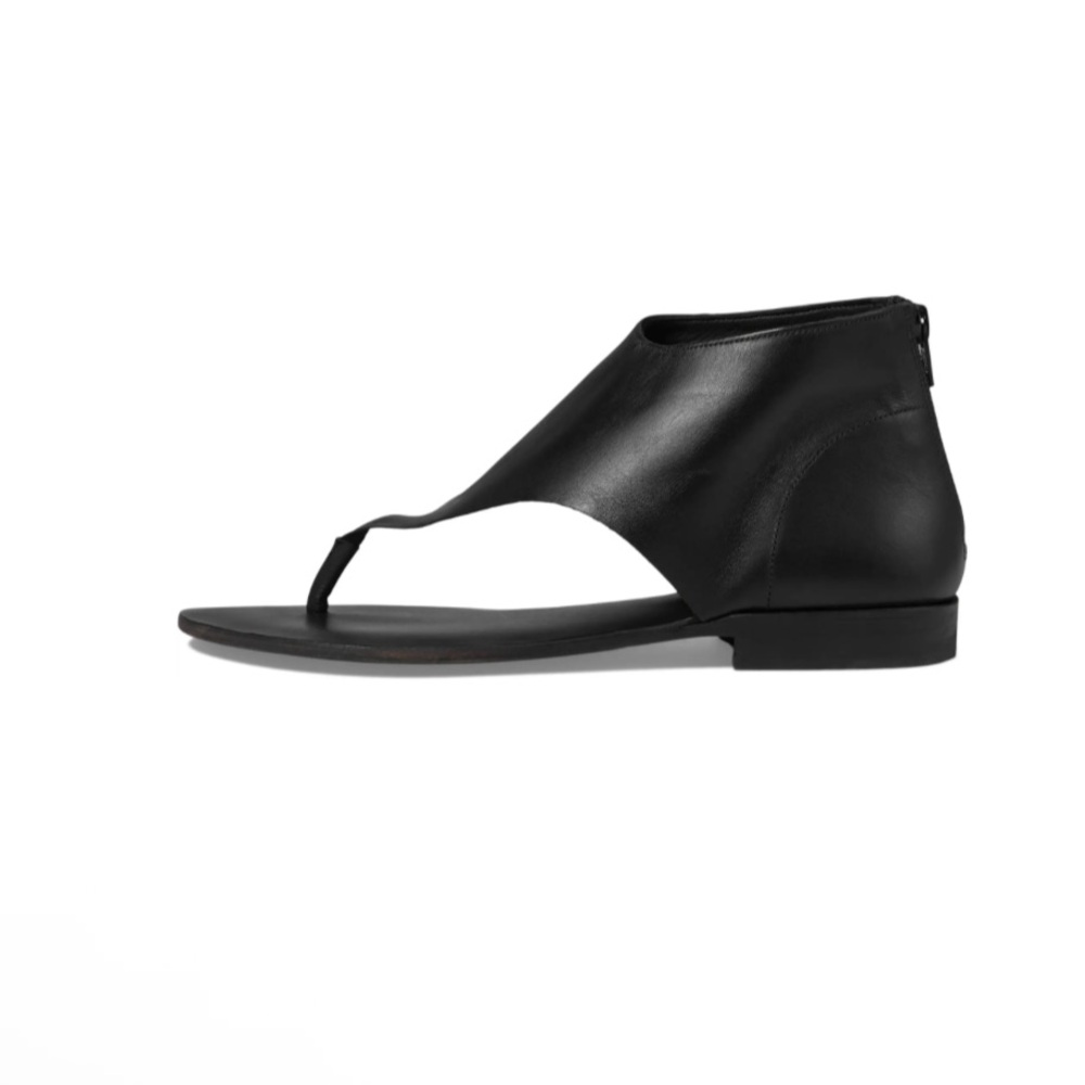Free People NIB Uma Thong Sandal Black Sandals - Picture 2 of 6